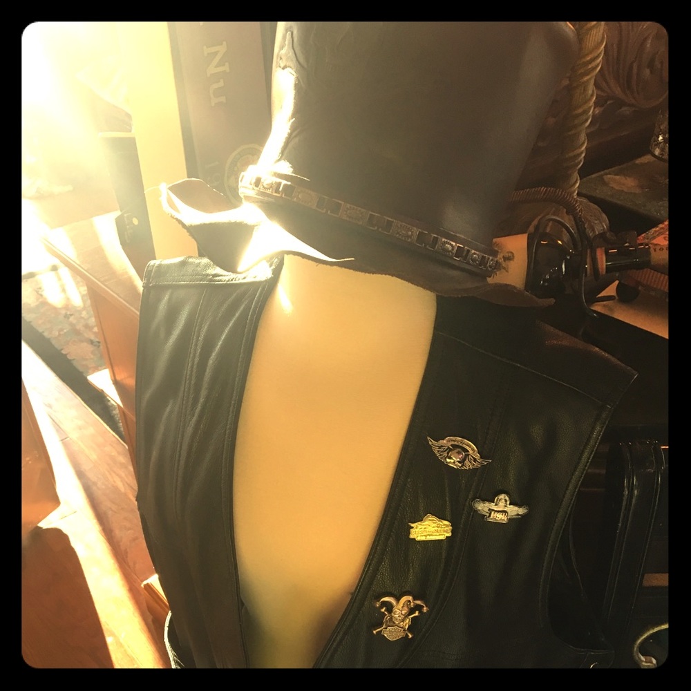 Vintage Harley vest.